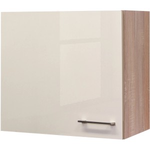 Flex-Well Oberschrank Orlando, 60 cm, Kaschmir Glanz/Sonoma Eiche, Küchen-Hängeschrank