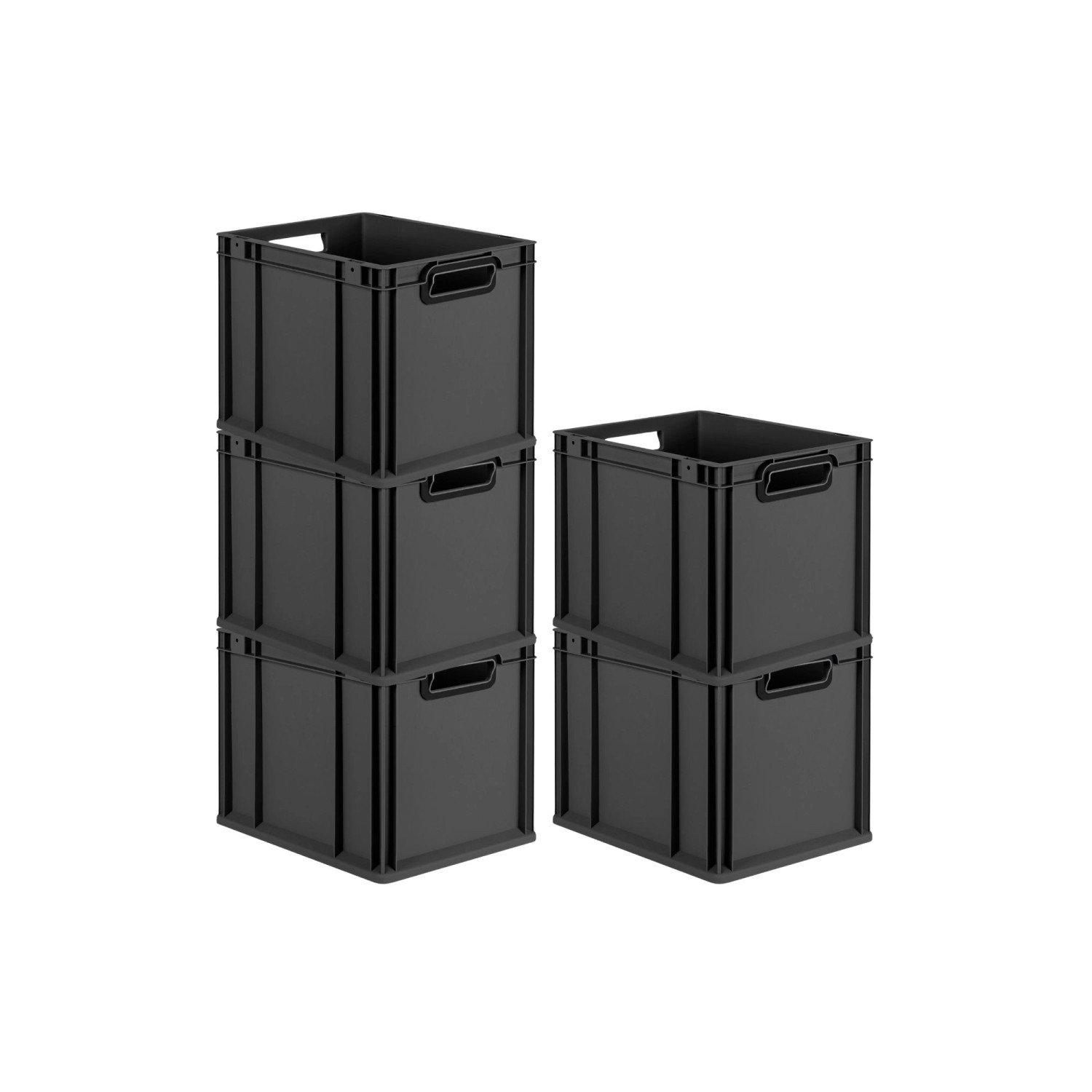 PROREGAL SparSet 5x Eurobox Nextgen Color HxBxT 32x30x40cm 30 Liter Griffe günstig online kaufen