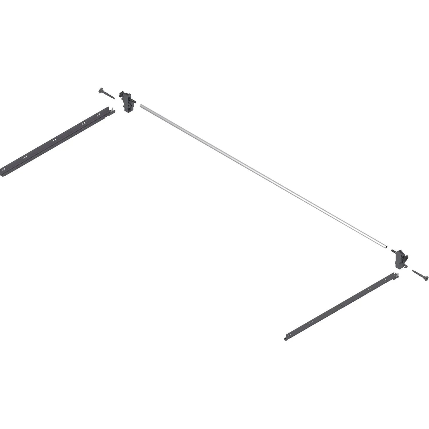 Blum SeitenstaBilisierung Tandembox antaro nach oben gebaut Nennlänge 500 mm