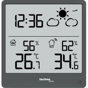 technoline Wetterstation WS 9138 Grau