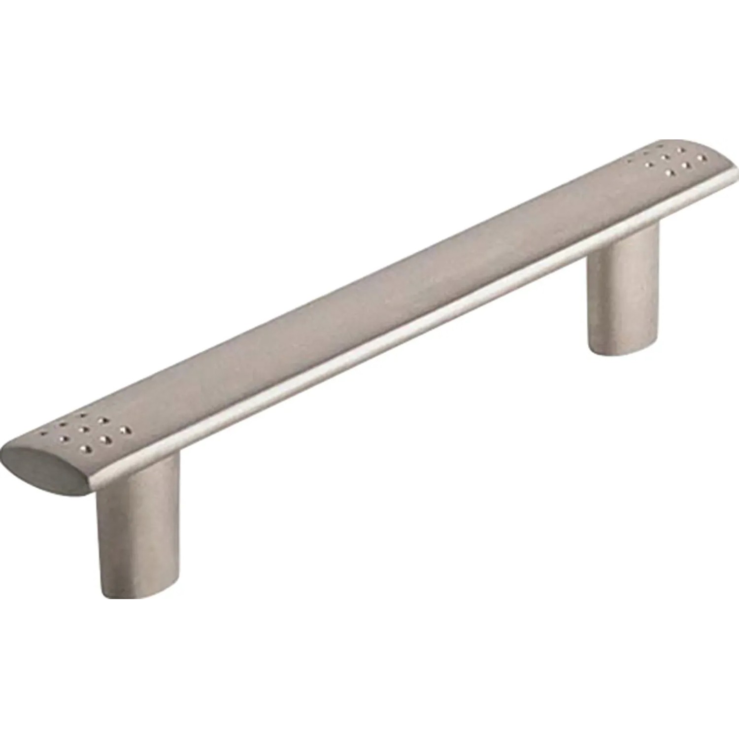 Metall Möbelgriff 1313, vernickelt, matt. Lochabstand 96mm.