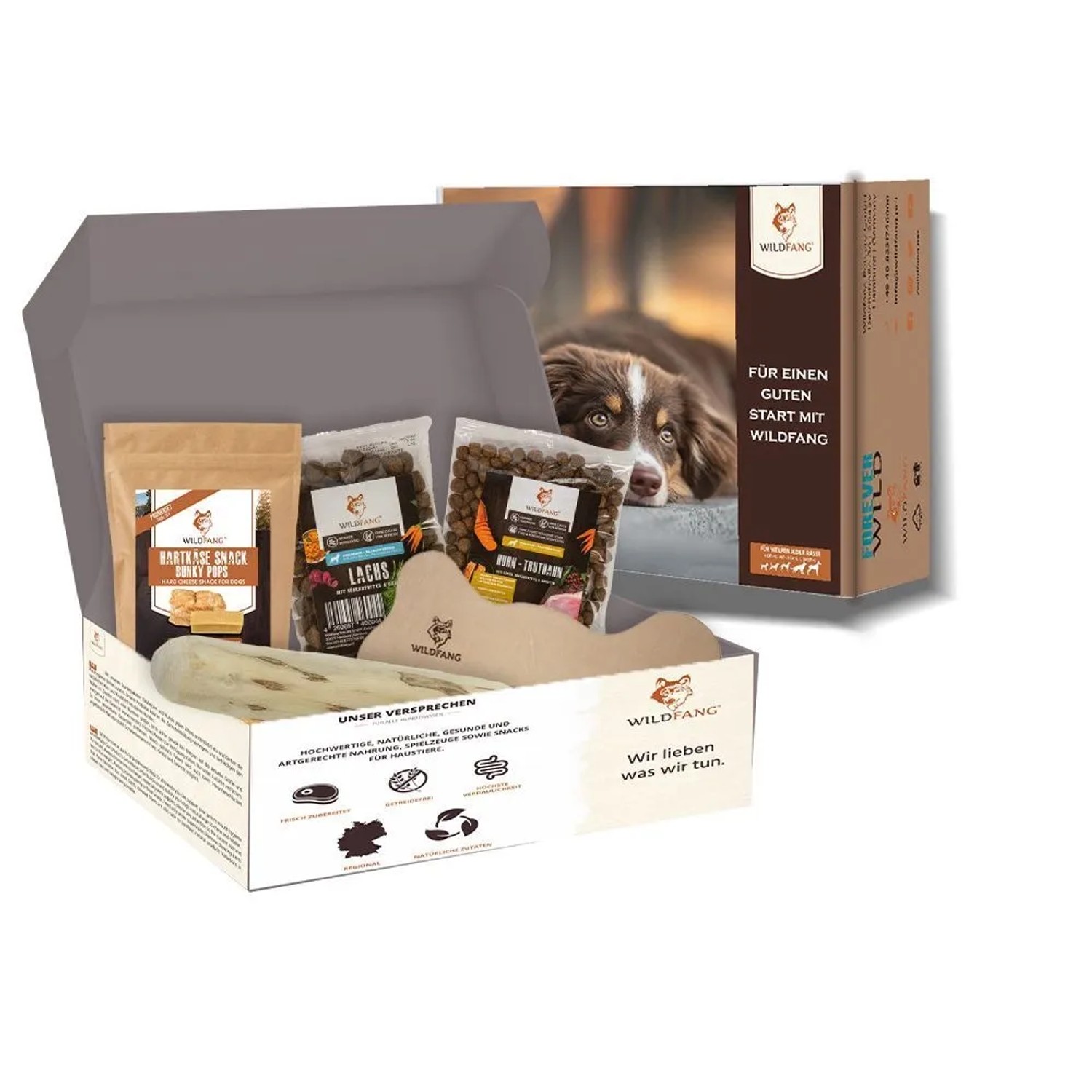 Wildfang Welpen Paket Willkommen Wegbegleiter M