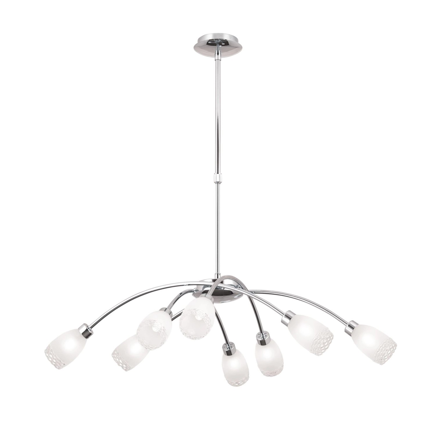 Orion Leuchten Hängeleuchte Carla Ø 84 cm 8 x G9 Chrom