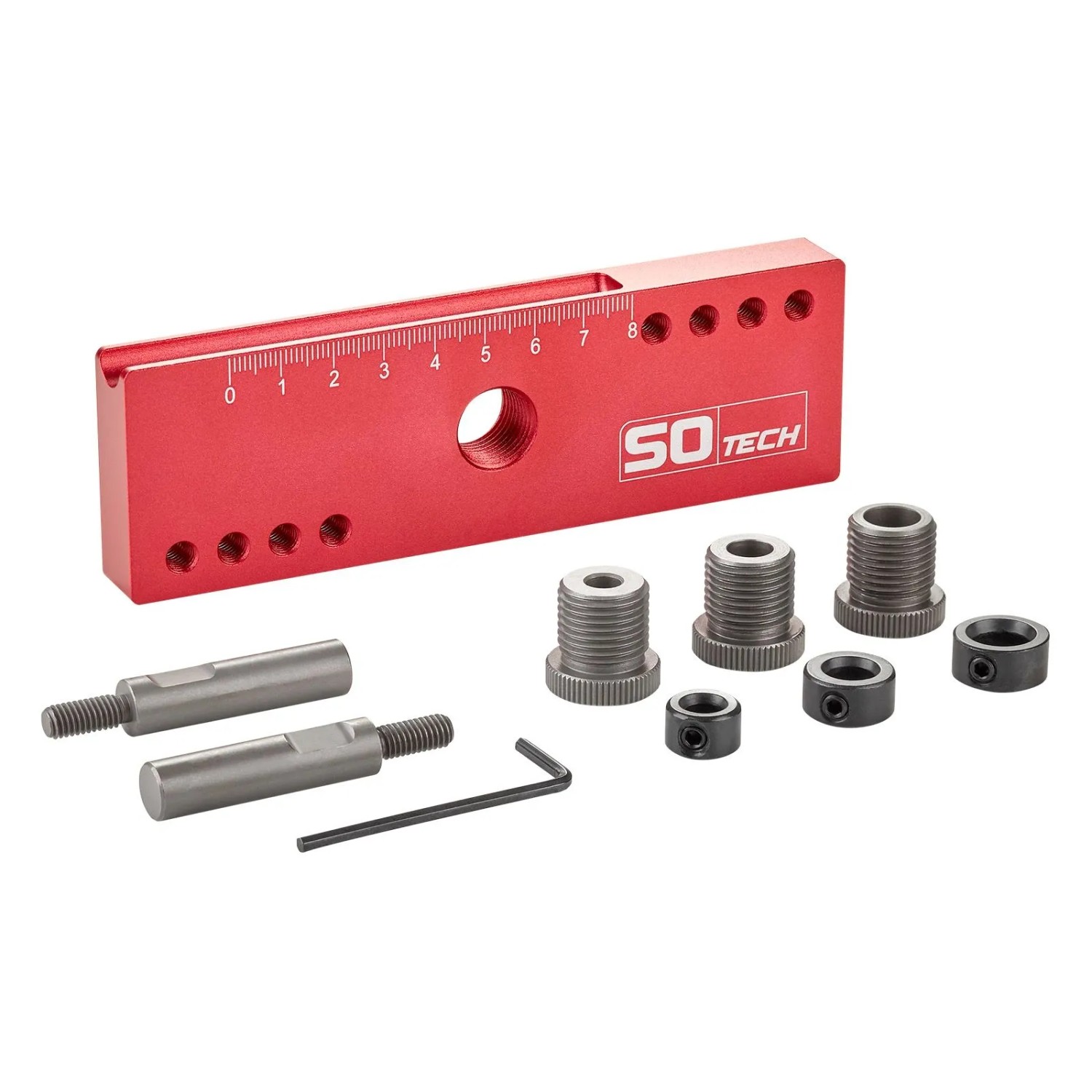 SOTECH Bohrlehre für Zentriertes Bohren Am Korpus Von 6 mm 8 mm 10 mm für Push To Open Geeignet