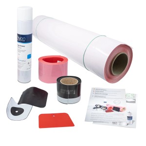 Schulte Abdichtset DecoDesign H2 für Wand und Duschwanne, Komplettset mit Dichtbahn, Dichtbändern, Primer, Rakel und Zubehör.