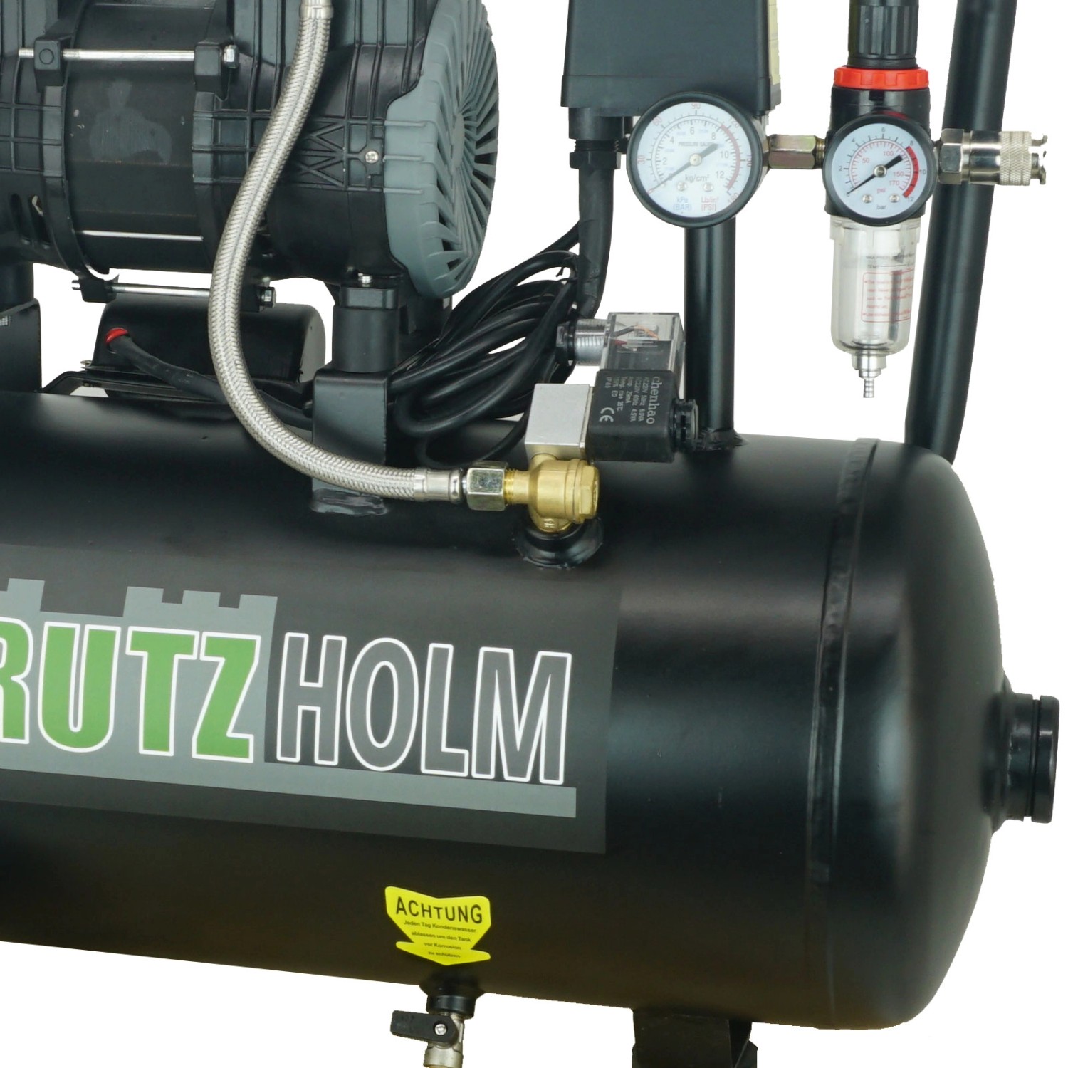 TRUTZHOLM Premium Brushless Silent Flüsterkompressor 24L 900W 62dB 8 Bar_2