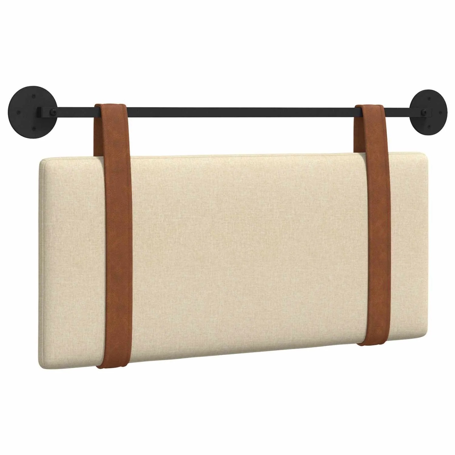 vidaXL Hängevorderseite Wandmontiert Creme 90 x 55 x 5 cm Antikes PU 42031340