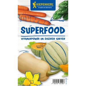 Gemüsesamen-Set 'Superfood' mit Spinat, Kürbis, Melone und Möhren für den eigenen Vitamin-Garten.