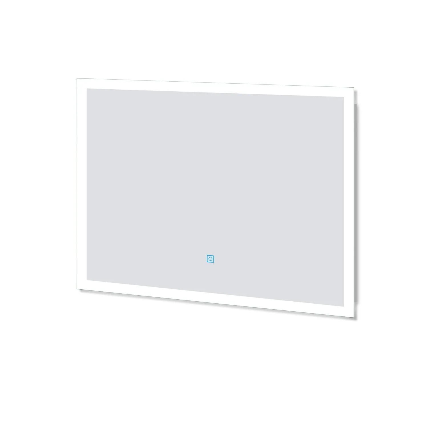 Duschparadies Badezimmerspiegel mit Beleuchtung 2700-6500K Dimmbar 60x50cm LED Spiegel mit Memory Touch Beschlagfrei