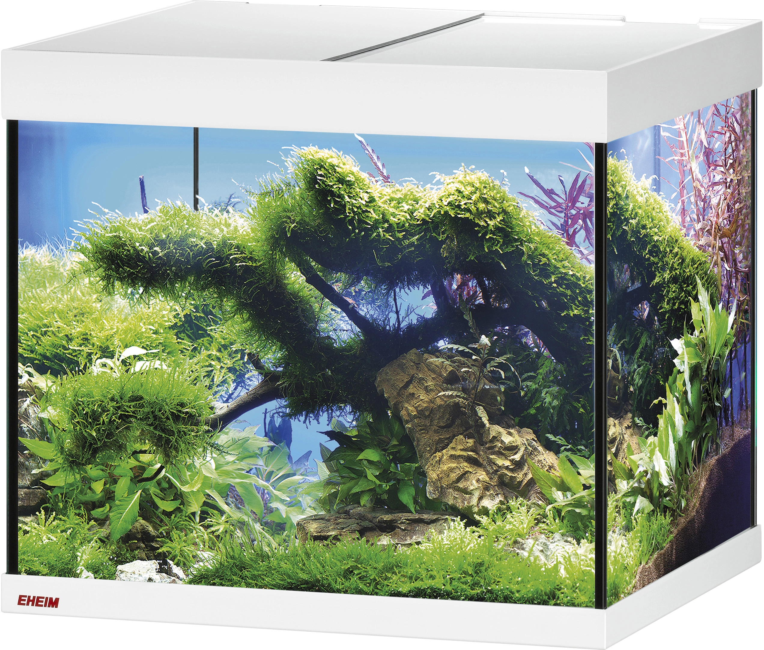 Eheim Aquarium-Glasbecken mit Abdeckung VivalineLED 150 Weiß 150 l FSC