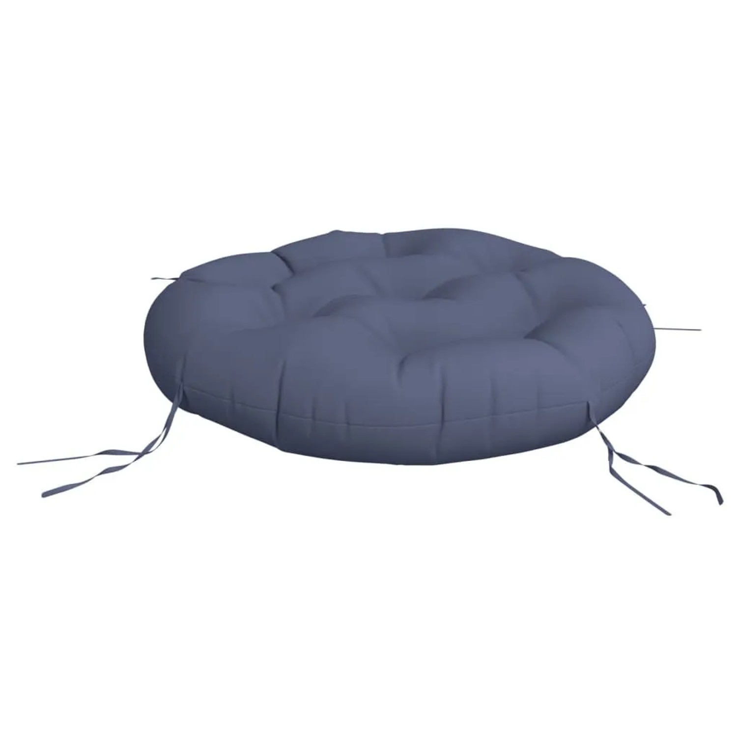 vidaXL Kissen Rund Marineblau Ø 60x11 cm Oxford-Gewebe 379345_4