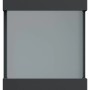 Posseik Hochschrank Limes, Grafit, 150cm, mit Glaselement für Bad-Einbauschränke.
