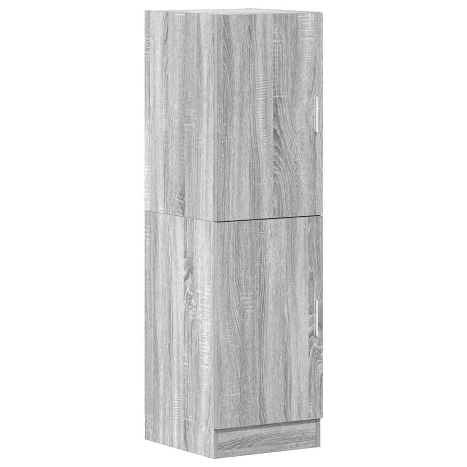 vidaXL Küchenschrank Grau Sonoma 38x41,5x131,5 cm Holzwerkstoff 860117 günstig online kaufen