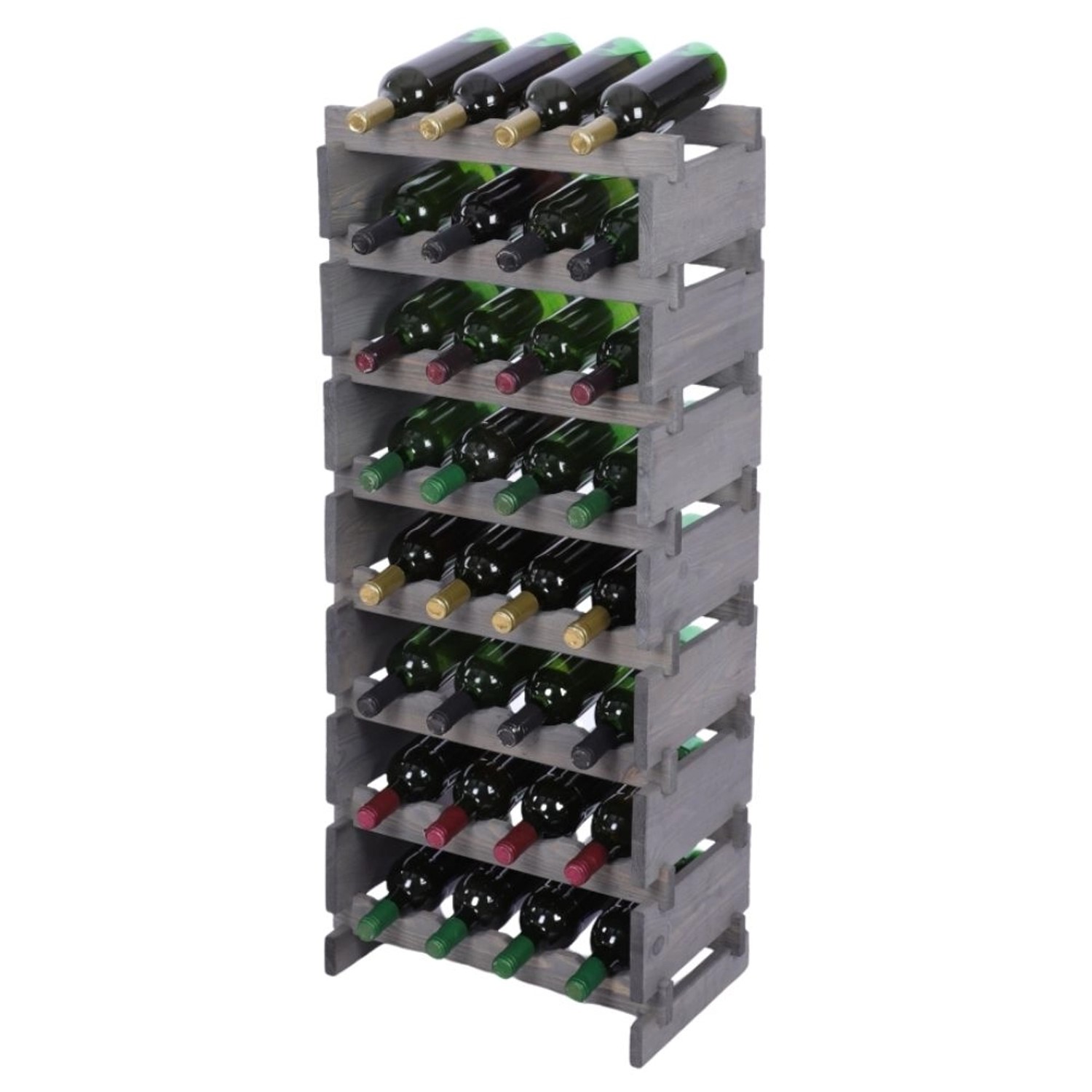PROREGAL Weinregal VINOTECA FLEX PRO HxBxT 107x46x28cm 32 Flaschen Auf 8 Eb günstig online kaufen