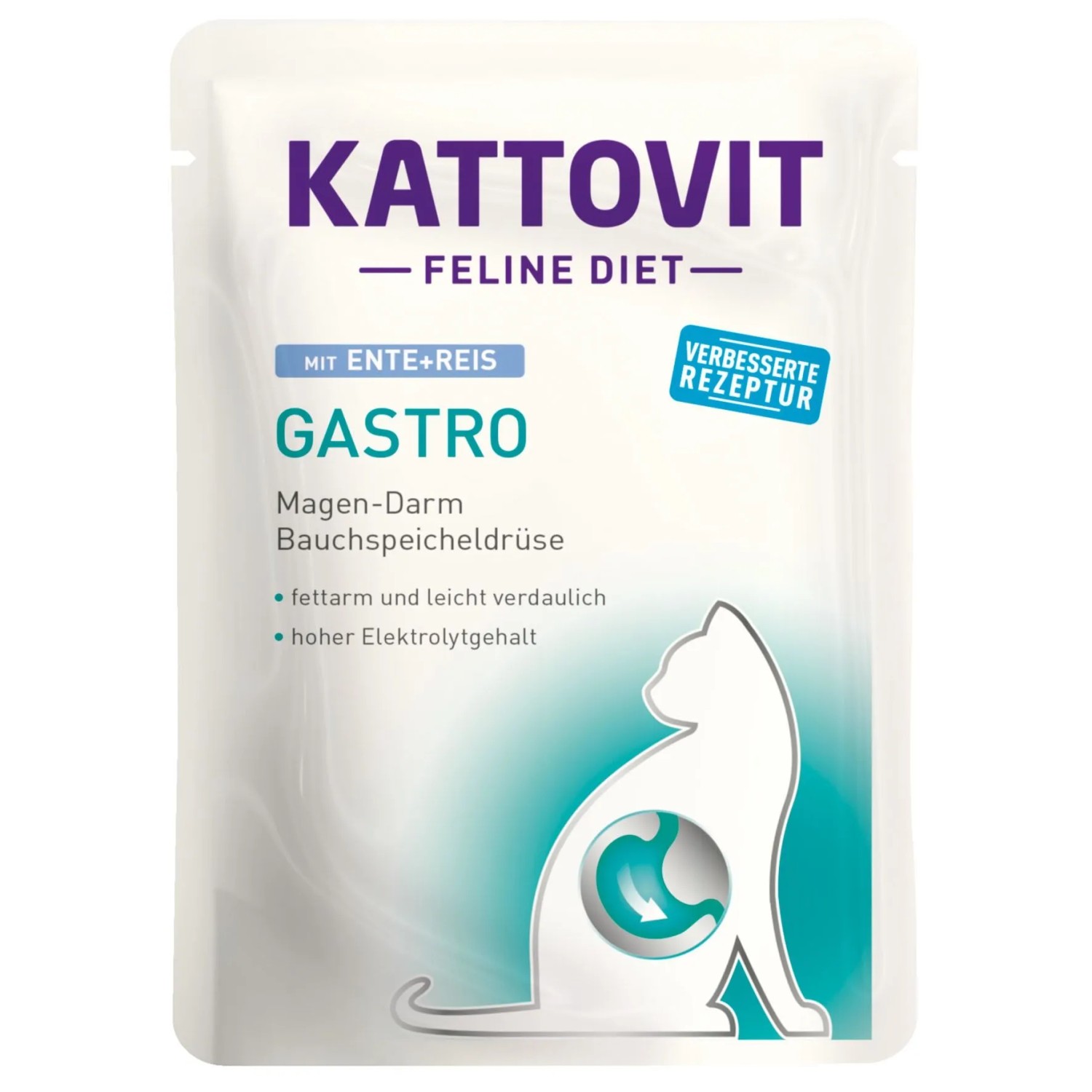Kattovit Gastro Ente und Reis 85 g