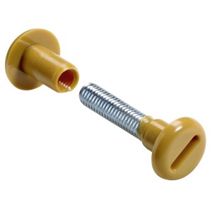 Hettich Verbindungsschraube M6, 29-40 mm, beige, 10 Stk., für Möbelausstattung.