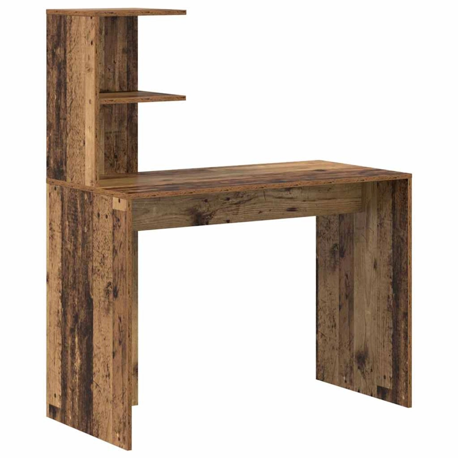 vidaXL Schreibtisch mit Regal Altholz 102 x 50 x 124 cm Holzwerkstoff 86936 günstig online kaufen
