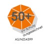 Symbol für UV-Schutz 50+ des Schneider Marktschirms.