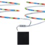Paulmann LED-Strip Mobil, 2 RGB LED Streifen mit Batteriebox für flexible Lichteffekte.