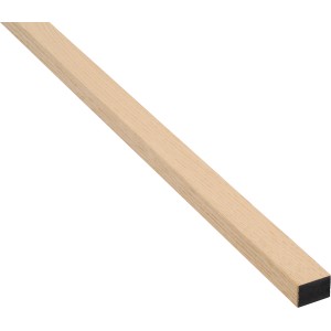 Denpanels Abschlußleiste Eiche/Schwarz für Akustikpaneele, 2,7x240cm.