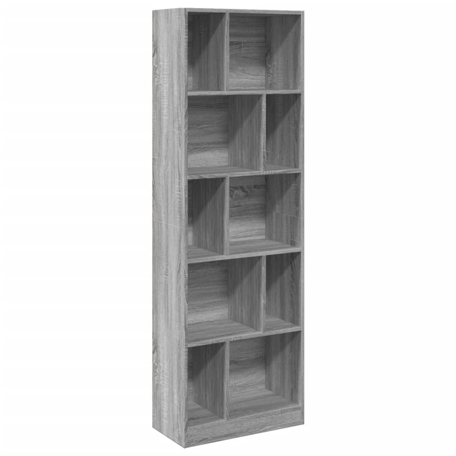 vidaXL Bücherregal Bücherregal Standregal Bodenregal Grau Sonoma 57x28,5x17 günstig online kaufen