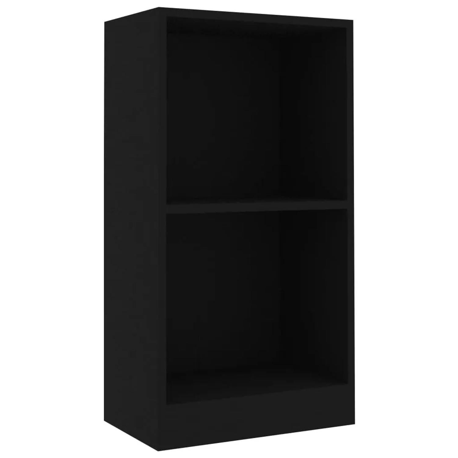 vidaXL Bücherregal Schwarz 40x24x75 cm Holzwerkstoff 800820 günstig online kaufen