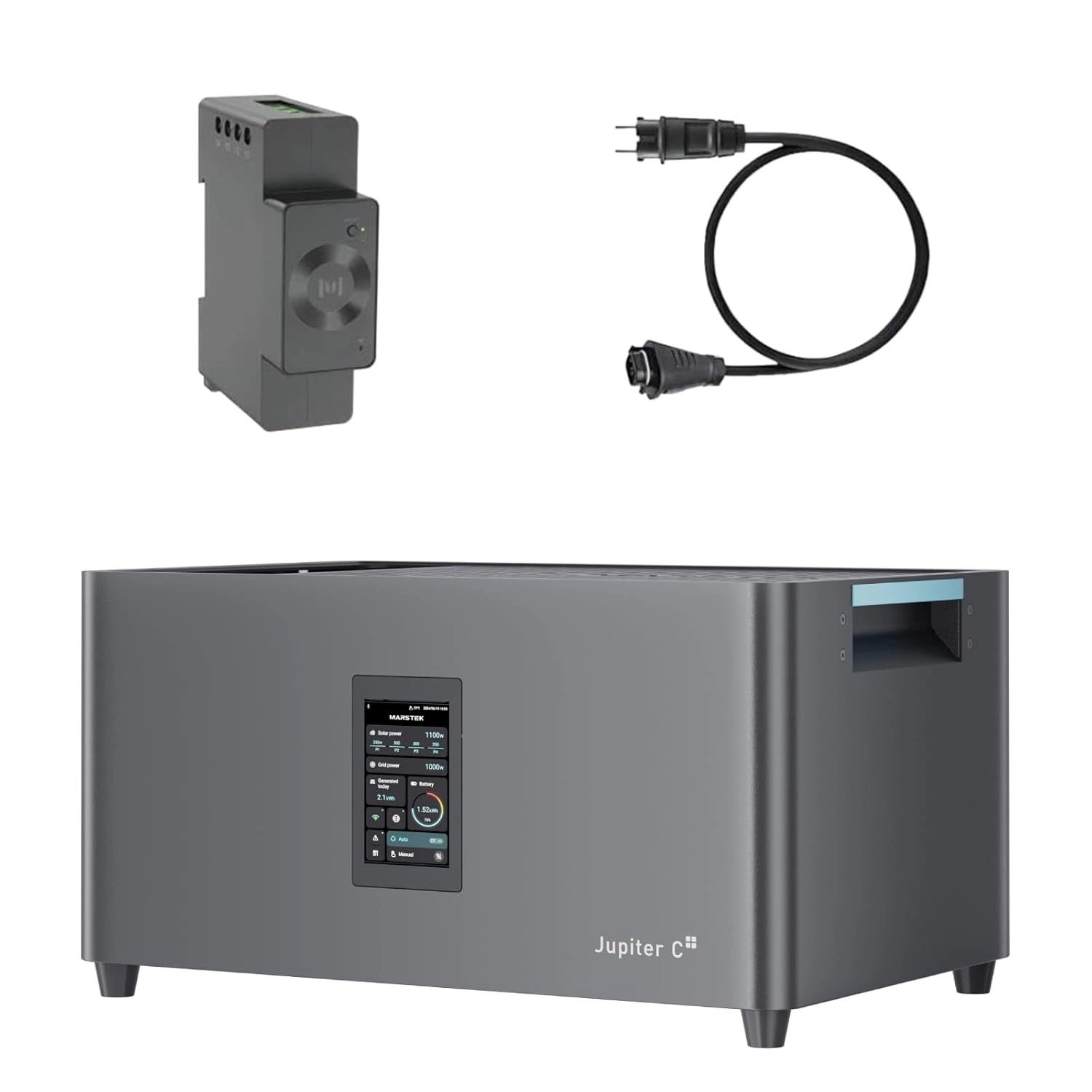 Marstek Balkonkraftwerk-Speicher mit Wechselrichter Jupiter C Plus 2.56 kWh