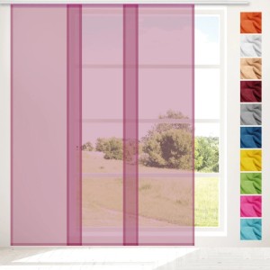 Weinroter Flächenvorhang Skylight 60x245 cm, modernes Design für Fensterdekoration.