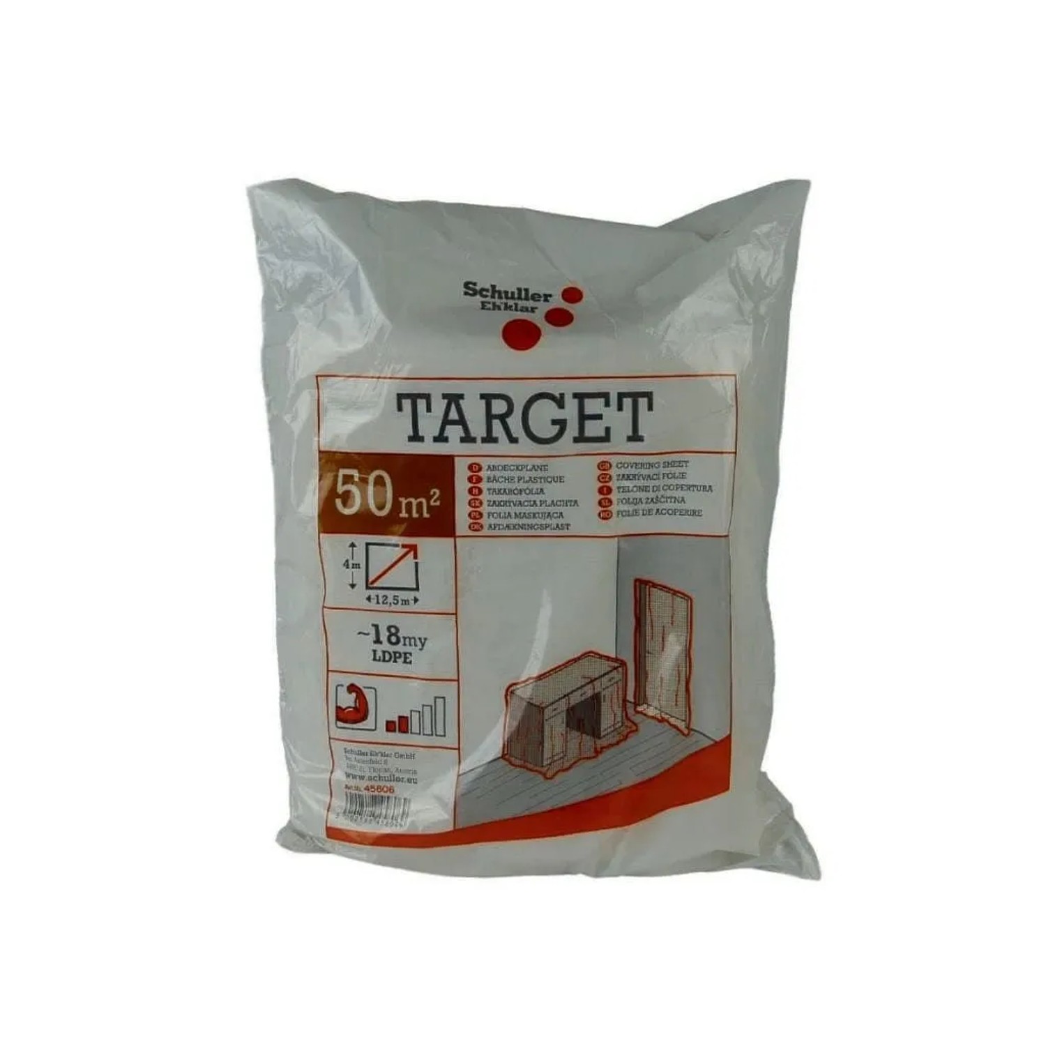 PROFI Target S18 Abdeckfolie aus Ldpe Transparent