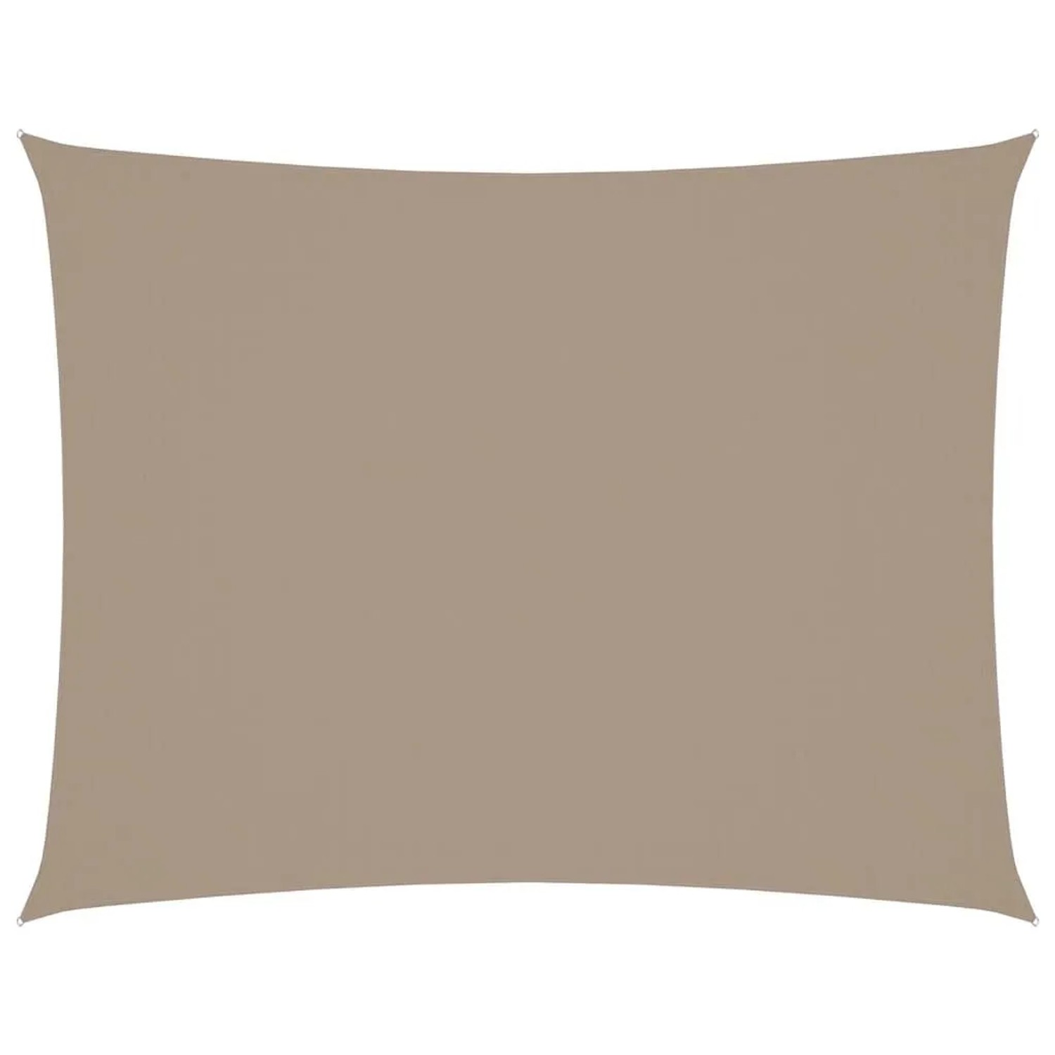 vidaXL Sonnensegel Oxford-Gewebe Rechteckig 4x6 m Taupe 135437