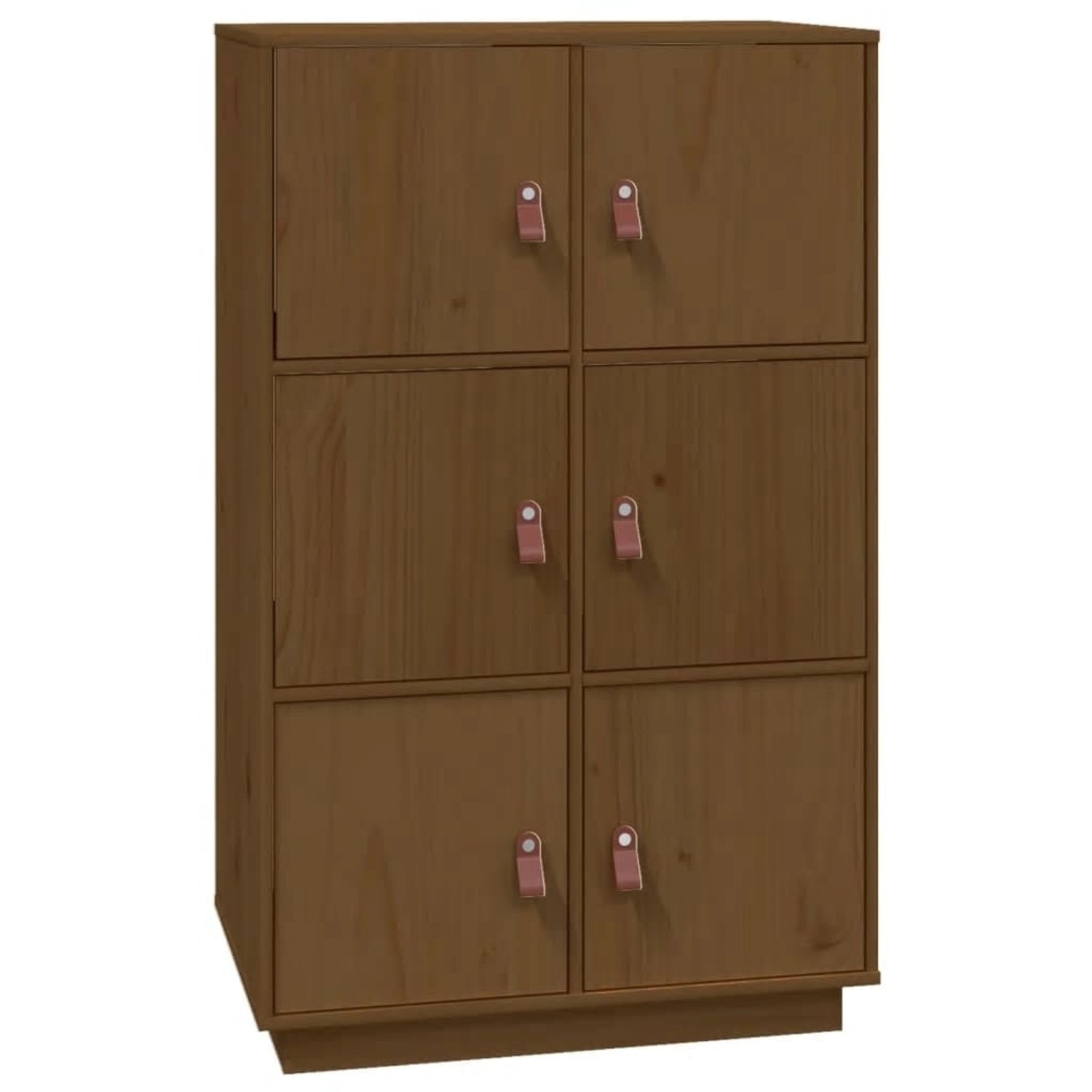 vidaXL Highboard Honigbraun 67x40x108,5 cm Massivholz Kiefer 820175 günstig online kaufen