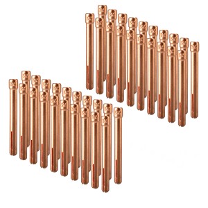 STAHLWERK Spannhülsen 3,2 mm, 40er Set für WIG Schweißgeräte WP SR Binzel 17 18 26.