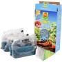 Compo Schnecken-frei Vorteilspack mit 4 Beuteln Schneckenkorn und Produktverpackung.