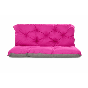 Setgarden Bankauflage Rose, 100x50x50cm, für 2-Sitzer Gartenbänke. Bequemes Sitzkissen für Outdoor.
