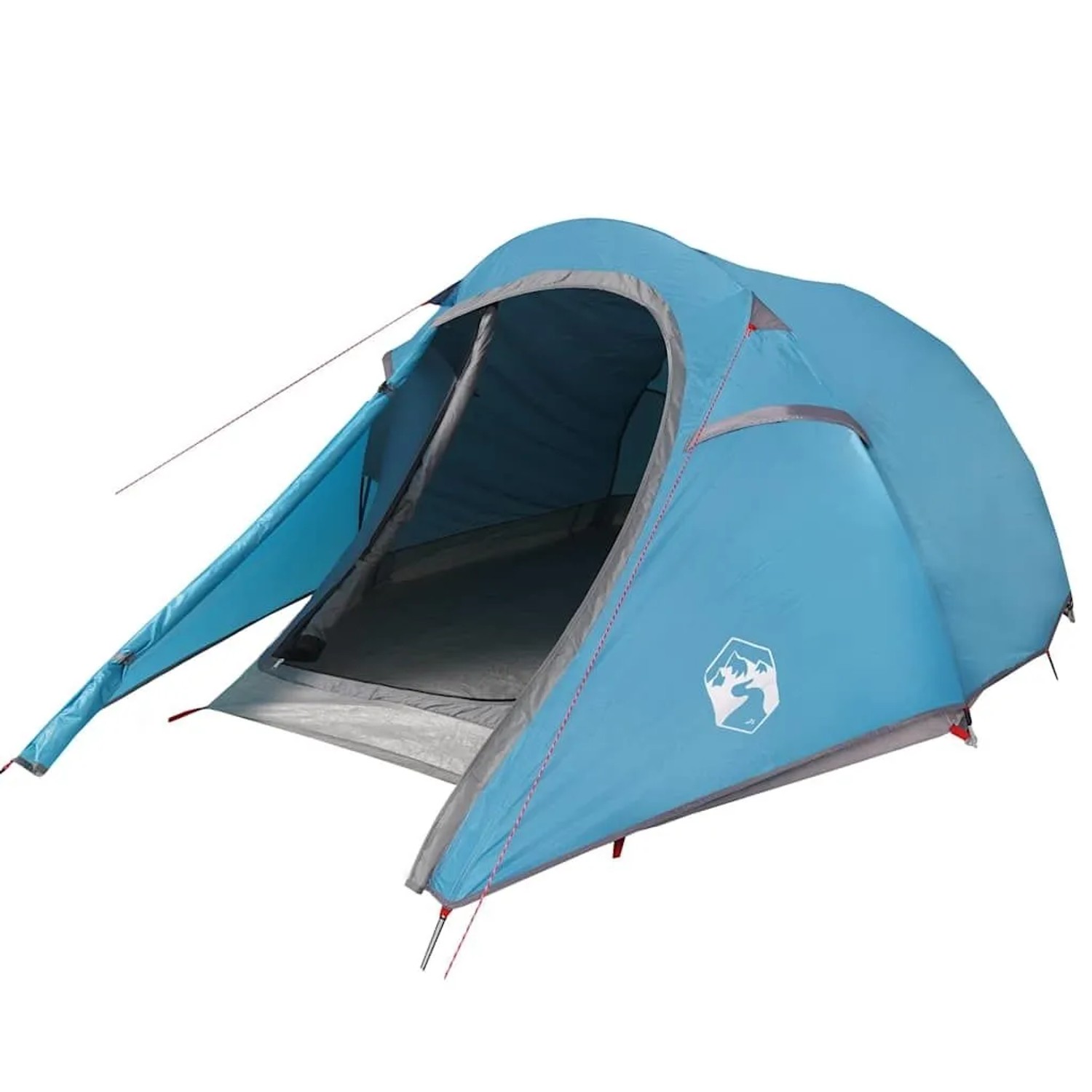 Furnicato Campingzelt Tunnelzelt Blau 283 X 193 X 125 Cm