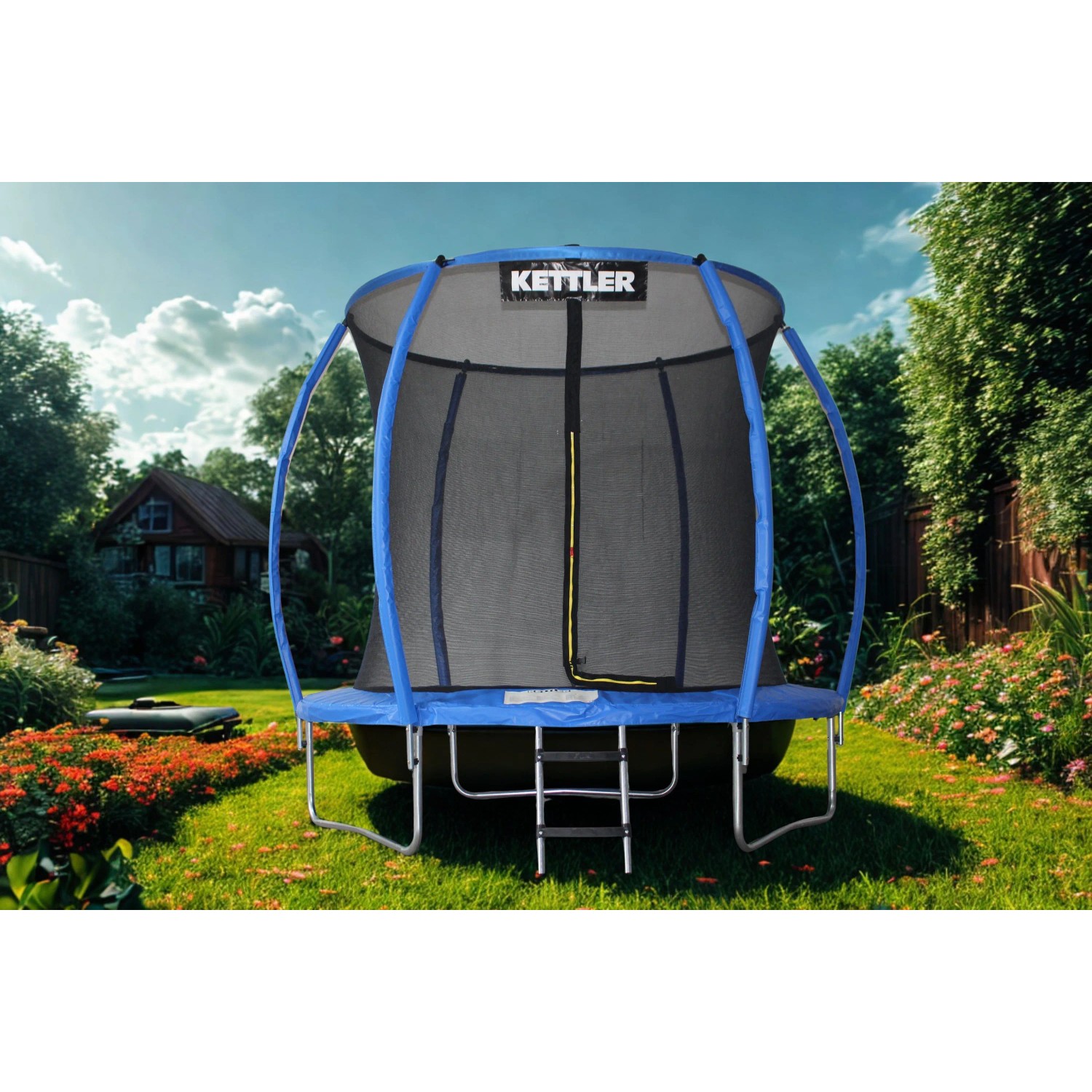 Kettler Outdoor Trampolin JUMP 244 cm Blau_3