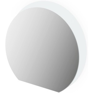 LED-Spiegel Best Mond Sichel: Runder Badspiegel mit LED-Beleuchtung in Neutralweiß.