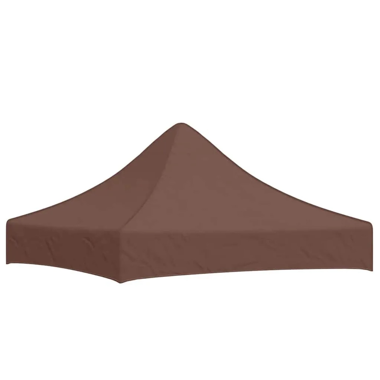 vidaXL Partyzelt-Dach 2x2 m Braun 270 g/m² 315345