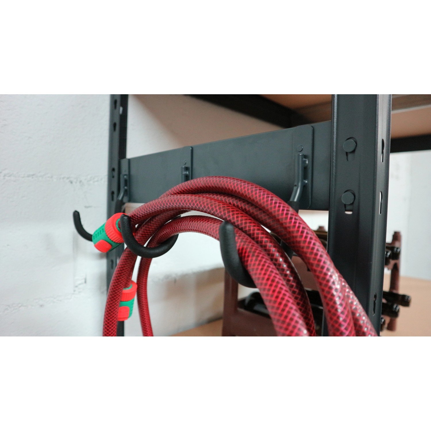 Ar Shelving Rivet Hacken am Regal mit Schlauch. Regal Zubehör für Ordnung.