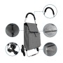 Relaxdays Einkaufstrolley Polyester Aluminium Grau Treppensteiger Klappbar 101 cm x 48 cm x 38 cm 2,5 kg_3