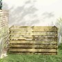 DELUKE Komposter Garten ANDRI 180x90x90cm Kiefernholz Imprägniert Lattenrostkomposter Komposter Holz Schnellkomposter_2
