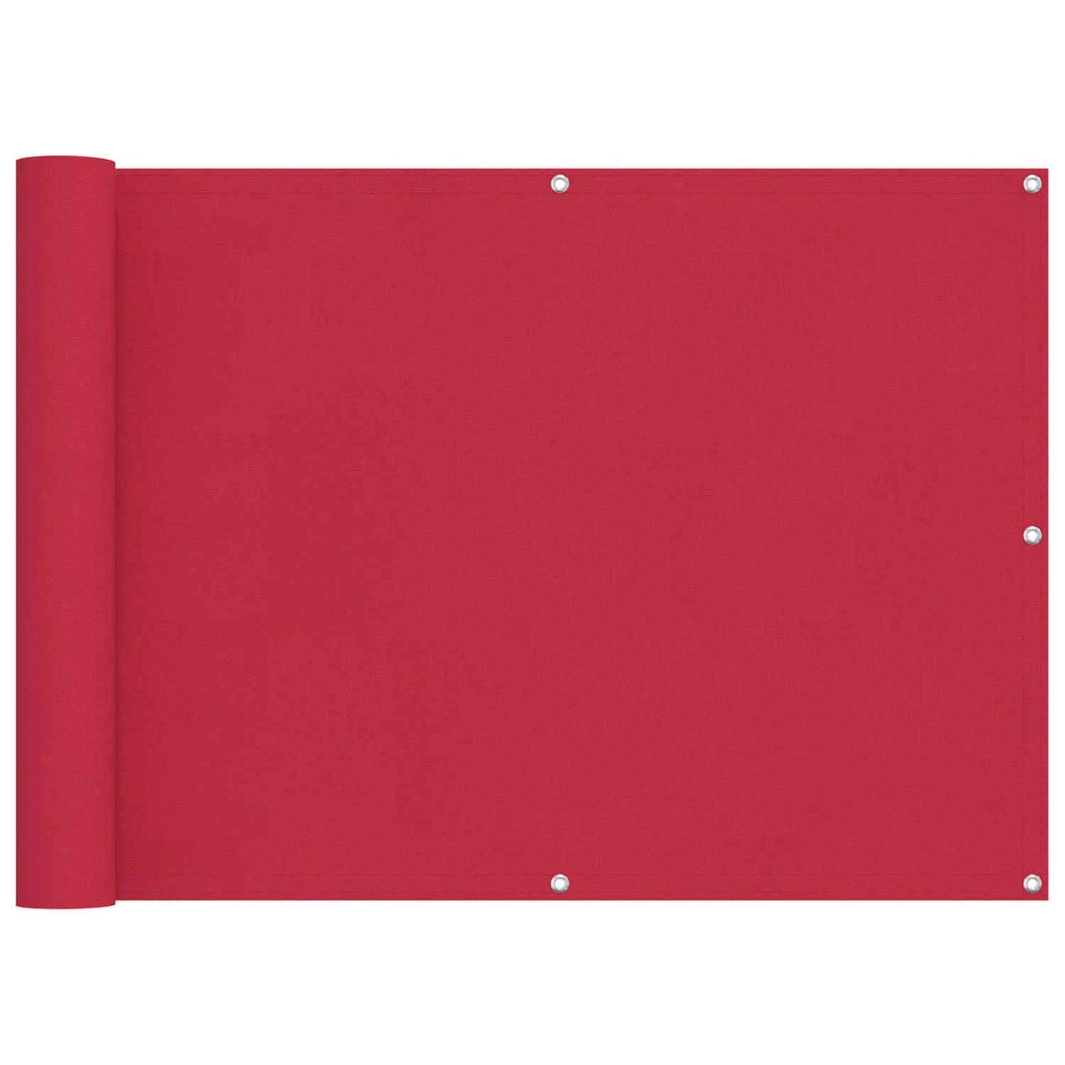 vidaXL Balkonsichtschutz Bordeauxrot 75 x 500 cm 42030887