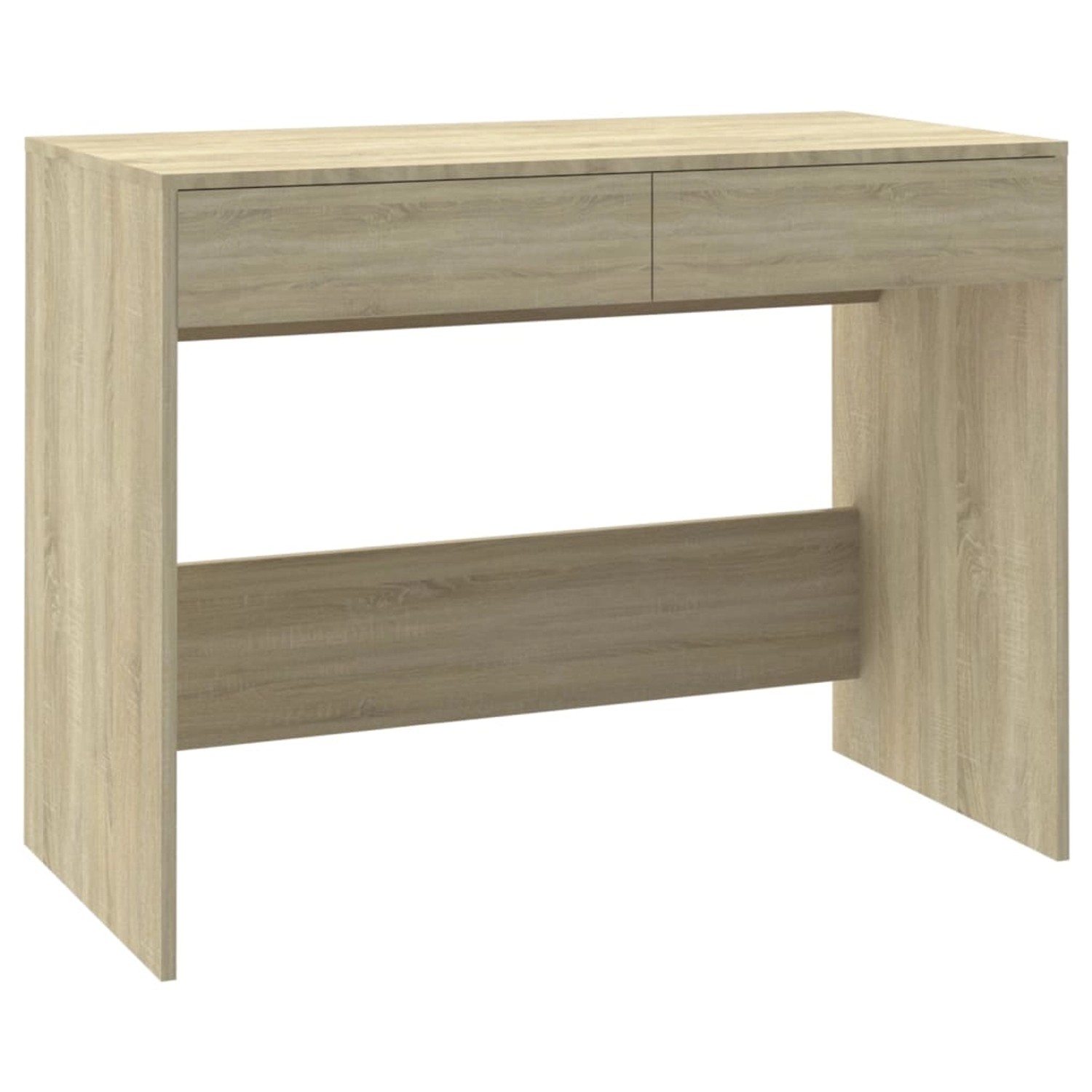 vidaXL Schreibtisch Sonoma-Eiche 101x50x76,5 cm Holzwerkstoff 809560 günstig online kaufen
