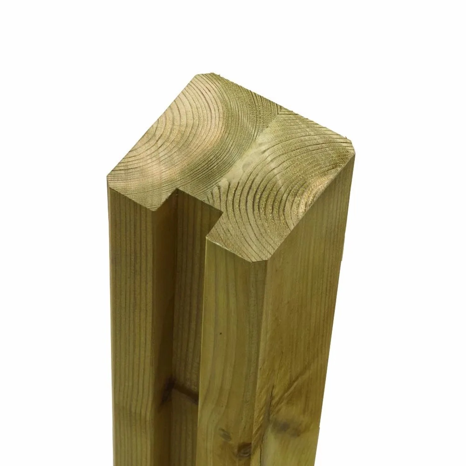 Zaunpfosten Leimholz Kiefer druckimprägniert 9 cm x 9 cm x 268 cm