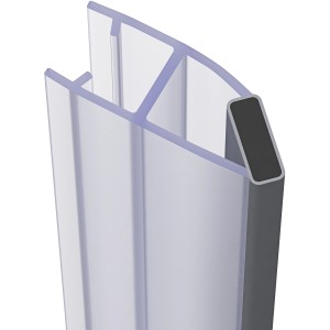 Hellgraue baliv Magnetdichtung 45° für 4 mm Glasduschen.