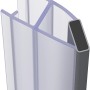 Hellgraue baliv Magnetdichtung 45° für 4 mm Glasduschen.