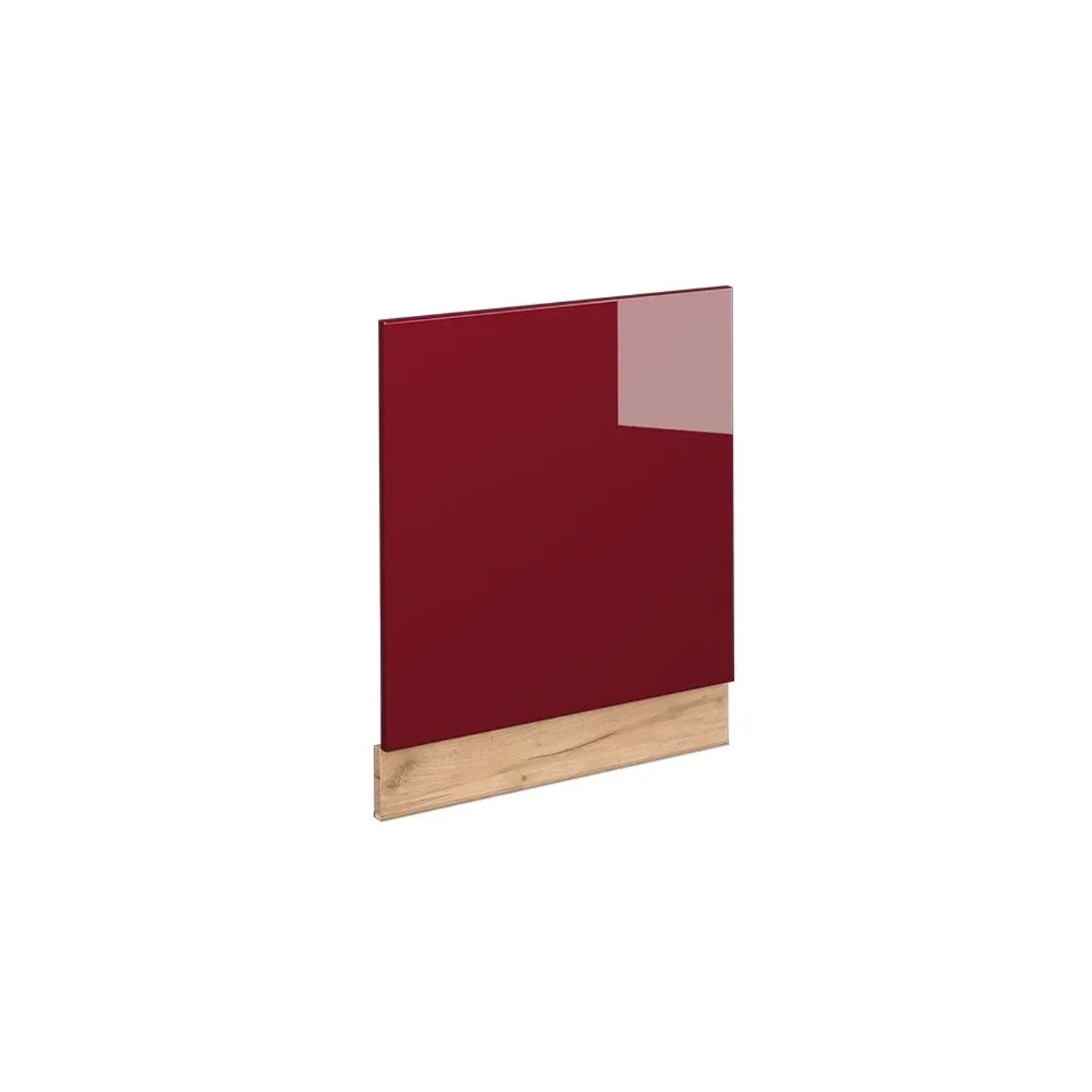 Vicco Frontblende Fame-Line Bordeaux Hochglanz Goldkraft Eiche 60 cm ohne Arbeitsplatte
