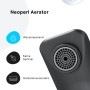 Detailaufnahme des Neoperl Aerators einer schwarzen AM.PM Wannenarmatur. Wassersparend, keine Spritzer, oxidationsresistent.