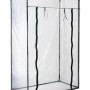 Lex Tomatengewächshaus Treibhaus Gewächshaus Metallrohre PVC Folie 100x50x150cm
