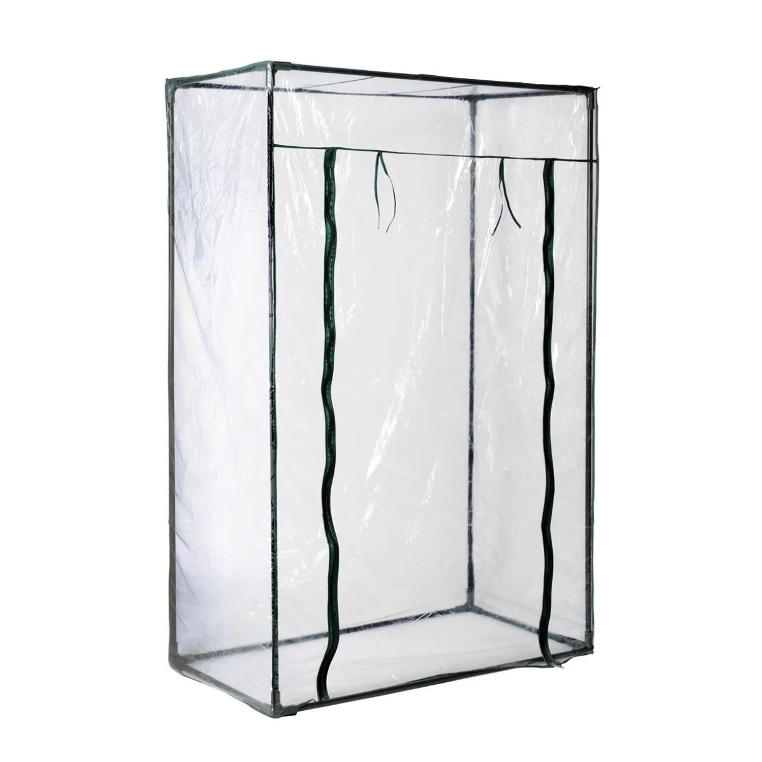 Lex Tomatengewächshaus Treibhaus Gewächshaus Metallrohre PVC Folie 100x50x150cm